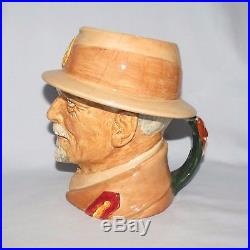 Exceptionally scarce Royal Doulton large character jug Smuts D6198 SOUTH AFRICA