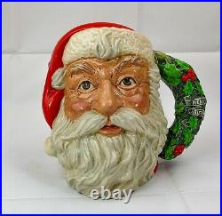 Festive Royal Doulton'Santa Claus' Character Jug D6794 Made in England