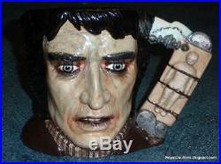Frankenstein's Monster Character Toby Jug D7052 Royal Doulton Halloween Gift