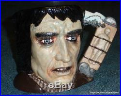 Frankenstein's Monster Character Toby Jug D7052 Royal Doulton Halloween Gift