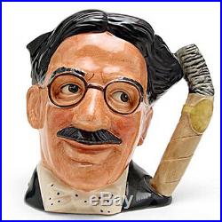 GROUCHO MARKS Royal Doulton CHARACTER Jug NEW NEVER SOLD D6710 7 tall LARGE