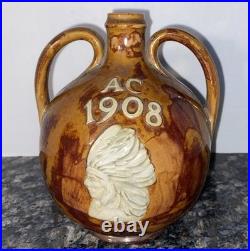 Greenlees Claymore Scotch Whisky 2 Handle Jug Indian Emblem 1908 Royal Doulton