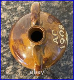 Greenlees Claymore Scotch Whisky 2 Handle Jug Indian Emblem 1908 Royal Doulton