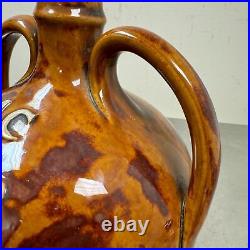 Greenlees Claymore Scotch Whisky 2 Handle Jug Indian Emblem 1908 Royal Doulton