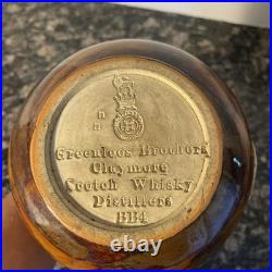 Greenlees Claymore Scotch Whisky 2 Handle Jug Indian Emblem 1908 Royal Doulton