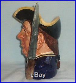 Guardsman Character Toby Jug Mug Williamsburg Royal Doulton D6568 Large Vintage