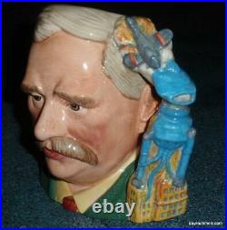 H. G. Wells Royal Doulton Character Toby Jug D7095 War Of The Worlds GREAT GIFT