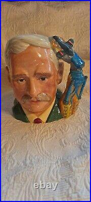 H G Wells Royal Doulton Toby Jug. War Of The Worlds RARE