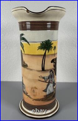HUGE 14 Antique Royal Doulton Desert Scenes Tankard Jug Pitcher Egyptian RARE