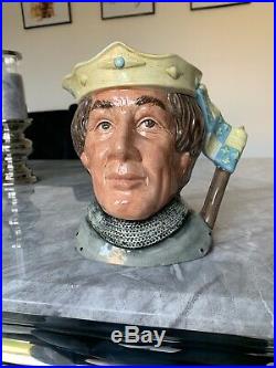 Henry V Toby Jug With Rare Yellow Crown By Royal Doulton Very Rare. Large Size