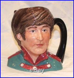 John Lennon Beatles Ceramic Toby Mug Jug Cup 1984 Royal Doulton England D6725