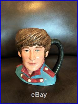 John Lennon Royal Doulton D6725 Odd Toby/jug Mug Rare Blue Discontinued 1984 Le
