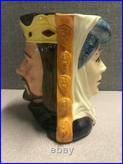 King Arthur And Guinevere Royal Doulton Character Jug D6836 Star Crossed Lovers