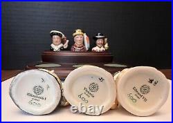 Kings and Queens of the Realm Royal Doulton 1.5 Jug Set Feat Queen Elizabeth