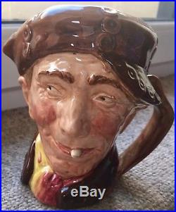 Large ROYAL DOULTON Brown Buttons Arry Pearly Boy Character Jug