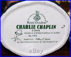 Large Royal Doulton Character Jug Charlie Chaplin D6949 Limited Edition