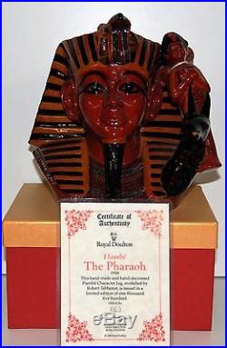 Large Royal Doulton Character Jug Flambe The Pharaoh D7028 Extremely Rare
