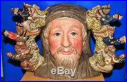 Large Royal Doulton Character Jug Geoffrey Chaucer D7029 Limited With Cert