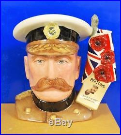 Large Royal Doulton Character Jug Lord Kitchener D7148 Limited Edition With Cert