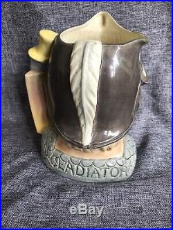 Large Royal Doulton Character Jug The Gladiator D6550 Trial Colourway