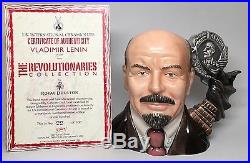 Large Royal Doulton Character Jug Vladimir Lenin Toby Mug D7289 With COA & Box
