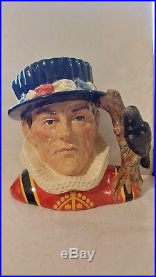 Large Royal Doulton Character Jug Yeoman Of The Guard D6884 7 1990 Ltd 250