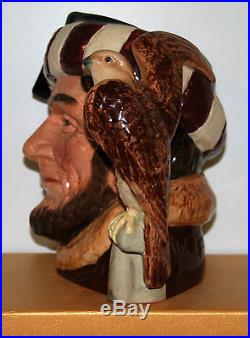 Large Royal Doulton Character Toby Jug Special Colourway The Falconer D6800