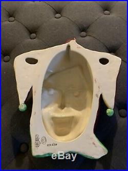 Large Royal Doulton Jester Wall Mask HN 1630- Jug Derivative