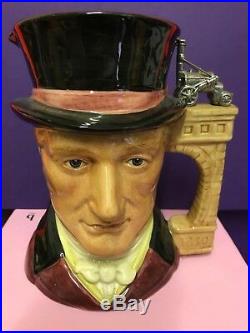 Large Royal Doulton Toby Jug George Stephenson D7093 Limited Edition
