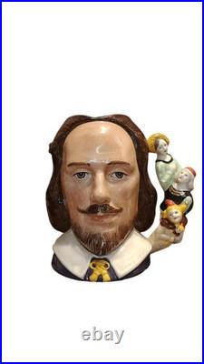 Large Royal Doulton William Shakespeare Toby Jug D6933 1992 218/2500 Limited Edi