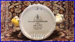 Large Royal Doulton William Shakespeare Toby Jug D6933 1992 218/2500 Limited Edi