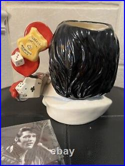 Lg. Royal doulton Elvis TCB Viva Las Vegas character jug. Limited Edition EP10