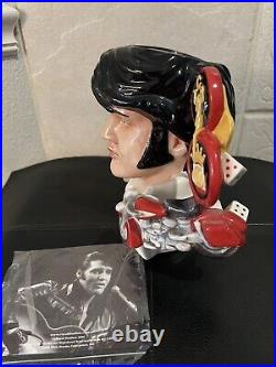 Lg. Royal doulton Elvis TCB Viva Las Vegas character jug. Limited Edition EP10