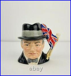 Limited Ed. Royal Doulton Toby Jug Sir Winston Churchill D 6849 4 tall