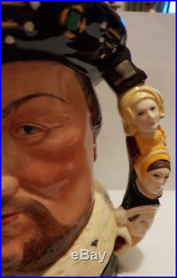 Limited Edition Royal Doulton Character Jug Henry VIII D6888 Double Handle Faces