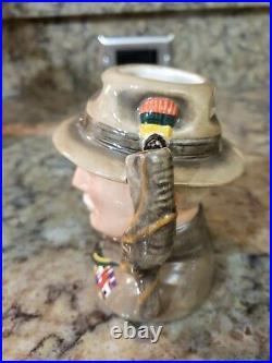 Lord Baden Powell Boy Scouts Royal Doulton Mug Vintage 1999 Toby Mug D1744