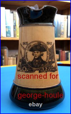 Lord Nelson Royal Doulton Commemorative Pitcher 1905