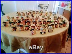 Lot 61 Royal Doulton Toby Character Mugs Pitchers Jugs good condition