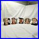 Lot-Of-5-Small-Royal-Doulton-King-Henry-Viii-his-Four-Wives-Character-Toby-Jugs-01-mplt