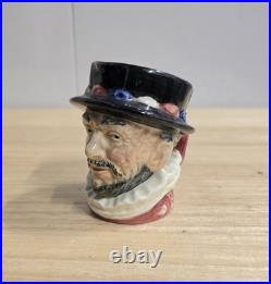 Lot of 4 Vintage Royal Doulton Miniature Character Jugs Rare A Mark
