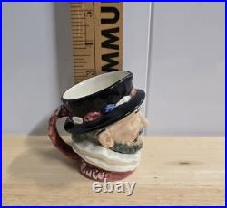 Lot of 4 Vintage Royal Doulton Miniature Character Jugs Rare A Mark