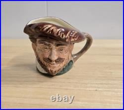 Lot of 4 Vintage Royal Doulton Miniature Character Jugs Rare A Mark