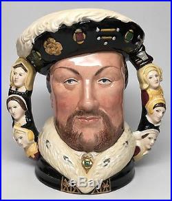 Ltd. Ed. Large Royal Doulton Character Jug Mug Loving CupKing Henry VIII D6888