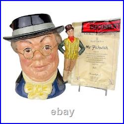 MR. PICKWICK Royal Doulton D6959 Character Jug LIMITED EDITION COA Dickens Toby