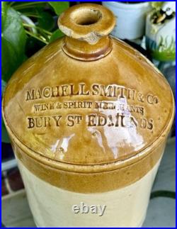 Machell Smith & Co, Wine & Spirit Jug, Suffolk, Mfg. By Doulton & Co, 1876