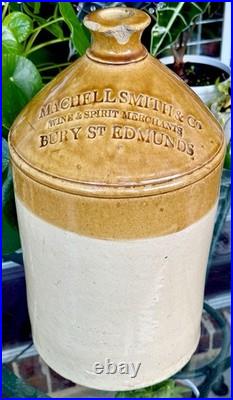 Machell Smith & Co, Wine & Spirit Jug, Suffolk, Mfg. By Doulton & Co, 1876