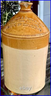 Machell Smith & Co, Wine & Spirit Jug, Suffolk, Mfg. By Doulton & Co, 1876