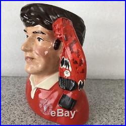 Manchester United Supporter Small Royal Doulton Figure Toby Character Jug D9264