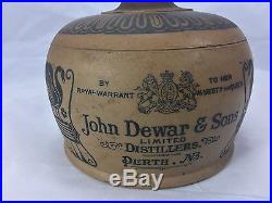 Marked RARE ROYAL DOULTON LAMBETH True SILICON WARE Jug Dewar Whisky Art Pottery