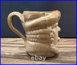 Marriage Day/after Marriage' MID 19th Century Stoneware Character Mini 1 3/4